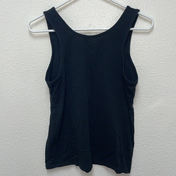 Lucky Brand Women’s Medium Solid Black Tank Top - Picture 3 of 3